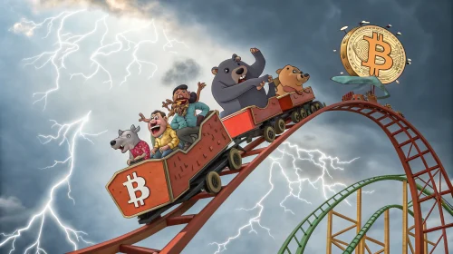 Суточные резкие колебания Биткойна и реакция рынка