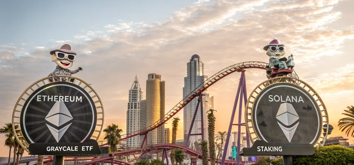 Запуск спотовых ETF Grayscale с опцией стейкинга Ethereum и Solana Запуск спотовых ETF Grayscale с опцией стейкинга Ethereum и Solana